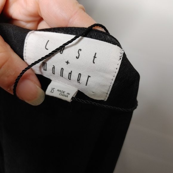 LOST + Wander black midi dress size XS - Picture 10 of 14
